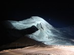 Blick von der Bergstation auf das Allalinhorn (4027 m.ü.M.)